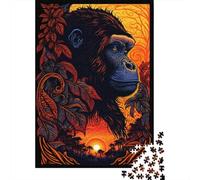 1000 Piece Gorilla Art Style Puzzles for Adults Paper Puzzles Educational Game for Children As A 38x26cm/1000pcs
