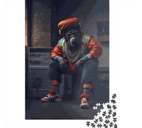 1000 Piece Gorilla Dancer Puzzles for Adults Paper Puzzles Educational Game for Children As A 38x26cm/1000pcs