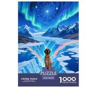 1000 Piece Great Dane Jigsaw Puzzles for Adults Kids Challenge Toy Family-Friendly Brain Teaser Home Decoration Great Dane Glacier Puzzle Unique Gift 70x50cm/1000pcs