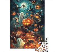 1000 Piece Halloween Collage Jigsaw Puzzles for Adults Learning Educational Toys Family Games Birthday Gifts 1000pcs (75x50cm)