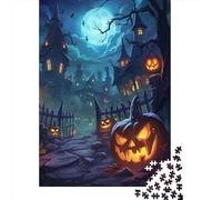 1000 Piece Halloween Pumpkin Jigsaw Puzzles for Adults Jigsaw Puzzles Educational Game Challenge Toy 1000pcs (75x50cm)