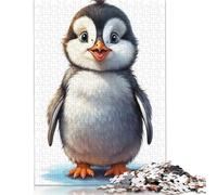 1000 Piece 'Happy Little Penguin Adult Puzzles Wooden Puzzles Educational Stress Relief Toy Puzzle 1000pcs (75x50cm)