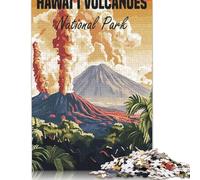 1000 Piece Hawaii Volcanoes National Park Poster Jigsaw Puzzles for Adult Teenagers Puzzle for Adults And Teenager for Adults& Teens Age 12 Years Up 1000pcs (75x50cm)