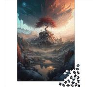 1000 Piece Heaven Tree Of Life Jigsaw Puzzles for Adults Jigsaw Puzzles Educational Game Challenge Toy 1000pcs (38x26cm)