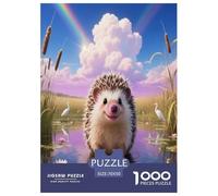1000 Piece Hedgehog Jigsaw Puzzle for Adults - Challenging Game, Reed Swamp Puzzle, Decoration Unique Gift 70x50cm/1000pcs