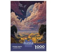 1000 Piece Hiker Jigsaw Puzzles for Adults Gifts Fun Challenging Home Decoration Adventure in The Hidden Realm Jigsaw Puzzle for Adults And Kids Age 12 And Up 70x50cm/1000pcs