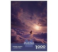 1000 Piece Hiker Jigsaw Puzzles Great Gift for Adults Fun Challenging Home Decoration Brainteasing Adventure in The Hidden Realm Jigsaw Puzzle for Adults 52x38cm/1000pcs