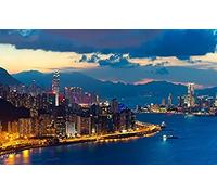 1000 Piece Hong Kong Night View Jigsaw Puzzle for Adults and Teens Jigsaw Puzzles for Kids Brain Training Puzzles for Kids Educational Games Gift 70x50CM