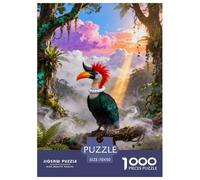 1000 Piece Hornbill Jigsaw Puzzle for Adults - Cooperative Play & Educational Activity, Jungle Secret Realm Jigsaws, Decoration Gifts 70x50cm/1000pcs