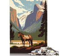 1000 Piece Horse Art Series Style 7 Jigsaw Puzzlesfor Adults Teenagers Paper Puzzle Adult Jigsaw Puzzle Sustainable Puzzle for Adults | Games 38x26cm/1000pcs