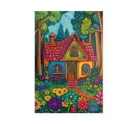 1000-Piece House in the Woods Puzzle - Emily Balivet - Style Colorful Art