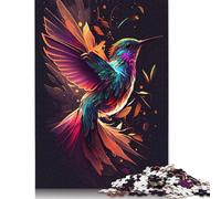 1000 Piece Hummingbird Color Square Jigsaw Puzzles for Adults & Wooden Puzzles Learning Educational Toys Family Games 1000pcs (75x50cm)