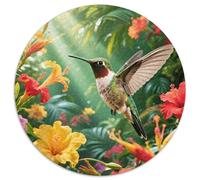 1000 Piece Hummingbird Jigsaw Puzzle for Adults - Family-Friendly Brain Teaser, Tropical Flower Sea Jigsaws, Home Decoration Gifts 1000pcs (67.5x67.5cm)