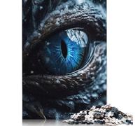 1000 Piece Ice Dragons Sapphire Eye Puzzles For Adults Wooden Puzzles Brain Teaser Puzzles For Children 1000pcs (75x50cm)