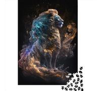 1000 Piece Infinite Pride Of The Lion Puzzles For Adults Wooden Puzzles Brain Teaser Puzzles For Children 1000pcs (75x50cm)