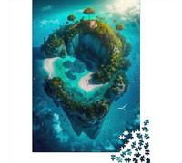 1000 Piece Island_in_the_Middle_sea Adult Puzzles Paper Puzzles Educational Stress Relief Toy Puzzle 38x26cm/1000pcs