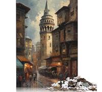 1000 Piece Istanbul Turkey Beauty Puzzles for Adults & Wooden Puzzles Educational Puzzle Family Game 1000pcs (75x50cm)