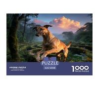 1000 Piece Italian Greyhound Jigsaw Puzzle for Adults - A Mindful Challenge, Family Game, Buttress Roots Moss Jigsaws, Decoration Unique Gift 52x38cm/1000pcs