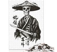 1000 Piece Japanese Skeleton Legend Square Jigsaw Puzzles for Adults, Paper Puzzles Educational Game for Children 38x26cm/1000pcs