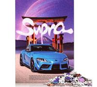 1000 Piece Japanese Toyota GR Supra MK5 Square Puzzles for Adults And Wooden Puzzles Family Activity 1000pcs (75x50cm)
