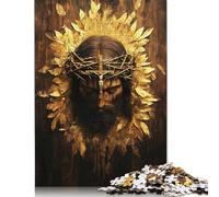1000 Piece Jesus Christ Crown Of Thorns Jigsaw Puzzles for Adults Puzzle Adult Jigsaw Puzzle Home Decoration Puzzle Toys 1000pcs (75x50cm)