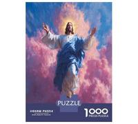 1000 Piece Jesus Game Puzzle Great Gift for Adults Challenging Games Home Decoration Brainteasing Gods Jigsaw Puzzle for Adults And Kids 70x50cm/1000pcs