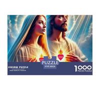 1000 Piece Jesus - Religion Jigsaw Puzzle Fun, Challenging for Adults Home Decoration Educational Games Age 12+ for Adults 38x26cm/1000pcs