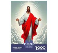 1000 Piece Jesus - Religion Jigsaw Puzzles Great Gift for Adults Family Challenging Toys Home Decors Brainteasing God Jigsaw Puzzle for Adults 52x38cm/1000pcs