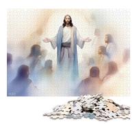 1000 Piece 'Jesus with His Disciples Jigsaw Puzzles for Adults Teenagers Wooden Puzzle Jigsaws for Adults Educational Game Challenge Toy 1000pcs (75x50cm)
