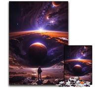1000 Piece Jigsaw A Man Lost in The Cosmos_203429b Impossible Jigsaw Puzzles for Adults Family Game Night Fun, DIY Decorative Artwork 1000 PCS