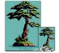 1000 Piece Jigsaw A Tree on An Island Impossible Jigsaw Puzzles for Adults DIY Home Decor Gift Brain Teaser Game 1000 PCS(38x26cm)