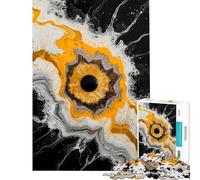 1000 Piece Jigsaw Abstract Painting Peaceful Focus Building Play Quality Cut Consistent Shape Delightful Brain Fun for Leisure Hours (Size 50x75cm)