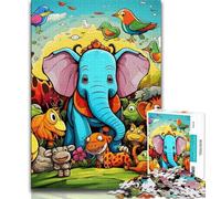 1000 Piece Jigsaw African Animals Jigsaw Puzzles for Teenagers 1000 Pieces,Relax Games Is Ideal As A Gift for The Whole Family (50x75cm)