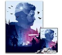 1000 Piece Jigsaw Alan Wake Puzzles for Adults Relaxing Entertainment Home Decor 1000 PCS(38x26cm)