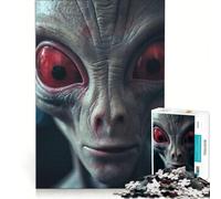 1000 Piece Jigsaw Alien from Mars Cinematic, Hands-on Game, Train Your Brain And Hands, with Fully Interlocking Randomly Shaped Pieces 38x26cm