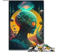 1000 Piece Jigsaw Aliens Jigsaw Puzzles for Adults size 26x38cm for Teenagers, Couples, And Friends for Birthdays, Christmas