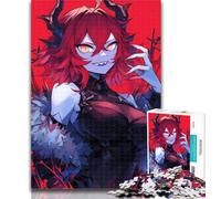 1000 Piece Jigsaw Anime Demon Girl Puzzles 1000 Pieces for Teenagers,Toys Educational Games Stress Relieving Artists Collection, Fine Art 75x50cm