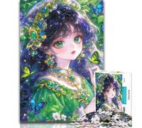 1000 Piece Jigsaw Anime Girl 1000 Pieces Jigsaw Puzzle for Adults& Teens,Classic Educational Games Beautiful Decoration 50x75cm