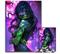 1000 Piece Jigsaw Anime Girl Cute Jigsaw Puzzles Adult Game Gift Family Interactive Game Brain Challenge Gift 1000 PCS(75x50cm)