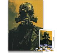 1000 Piece Jigsaw Apocalyptic Portrait Relaxing Leisure Time Activity Precision Cut Smooth Edge Play Toy Size 38x26cm