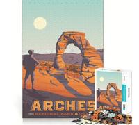1000 Piece Jigsaw Arches National Park Print Precise Cut Art Brain Teaser Gift Leisure Time Fun Christmas Wall Art (38x26cm)