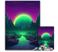 1000 Piece Jigsaw Astra Synthwave ChroniclesWooden Jigsaw Puzzles for Adults Home Activity for Holidays Birthdays And Family Game Nights 1000 PCS(75x50cm)