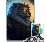 1000 Piece Jigsaw Astral Sorcerer Tigers 1000 Pieces Jigsaw Puzzles for Adults And Teens,Fun Activity for Home, Rainy Days Toys, Birthday Gifts (38x26cm)
