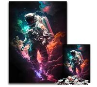 1000 Piece Jigsaw Astronaut Lost in SpacePaper Jigsaw Puzzles for Adults Brain Teaser & Home Decor Perfect 1000 PCS(38x26cm)