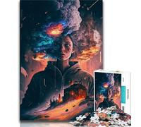 1000 Piece Jigsaw At Worlds End 1000 Piece Jigsaw Puzzles for Adults & Teens,Toys Educational Games Stress Relieving Wall Decoration (38x26cm)