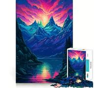 1000 Piece Jigsaw Aurora Lullaby Precise Cut Art Brain Teaser Gift Leisure Time Fun Christmas Wall Art (50x75cm)