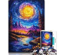 1000 Piece Jigsaw Autumn Oil Painting Jigsaw Puzzles for Adults 1000,for Is Ideal As A Gift for The Whole Family for And 14 Years Old 26x38cm