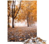 1000 Piece Jigsaw Autumn Trees in Park Puzzles for Teenagers For Family Fun Parent-child Interaction Unique Gifts for Birthday And Christmas (75x50cm/1000pcs)