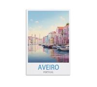 1000 Piece Jigsaw,Aveiro Portugal,igsaw Puzzles for Adults 1000, Challenging Puzzles, Jigsaw Puzzle Game Birthday Gifts for Women and Man 52x38cm