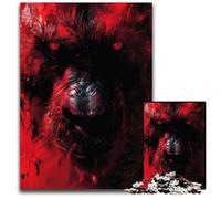 1000 Piece Jigsaw Baboon Feral FuryPaper Jigsaw Puzzles for Adults Brain Teaser & Home Decor Perfect 1000 PCS(38x26cm)